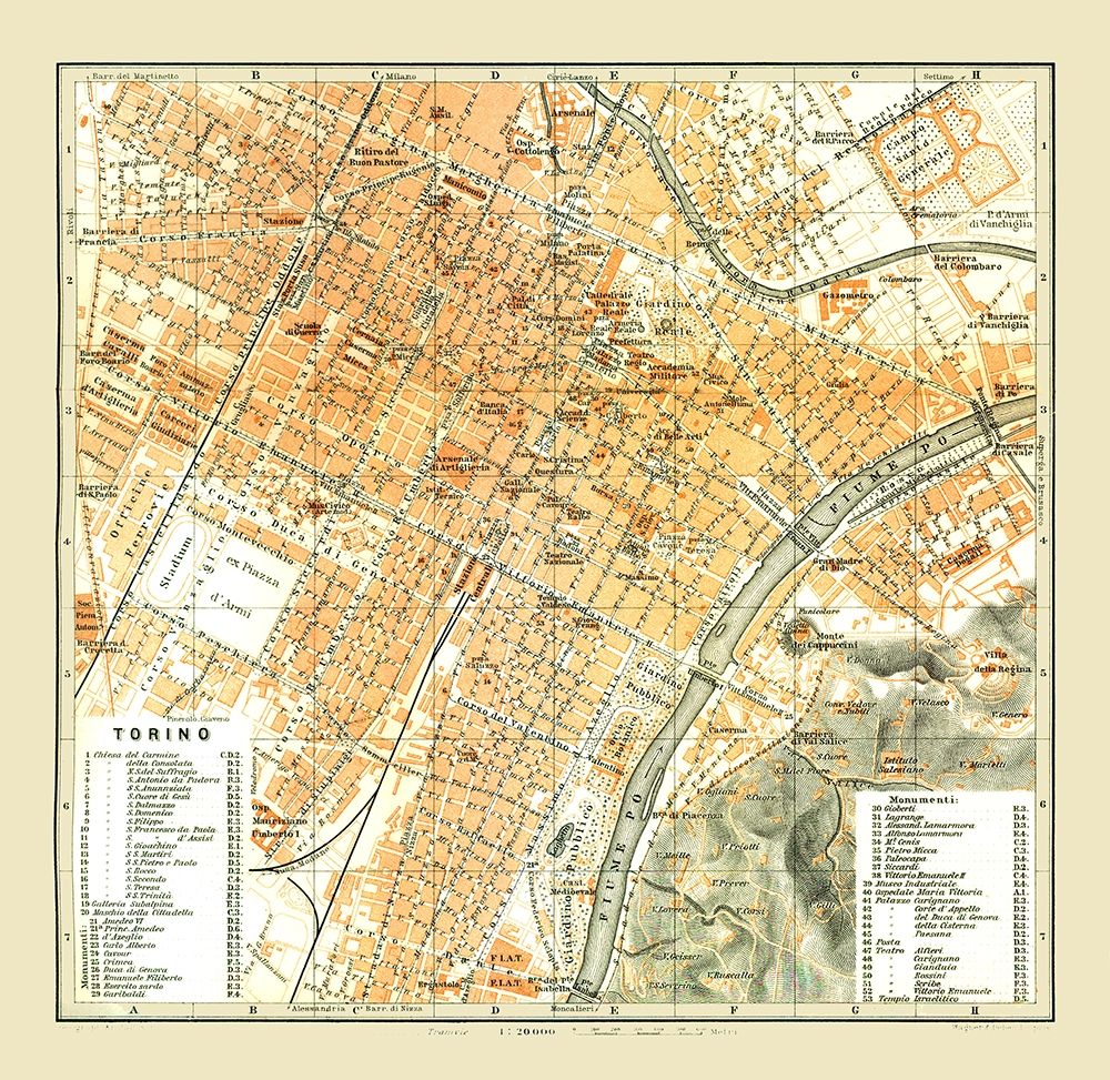 Turin Italy - Bertarelli 1914