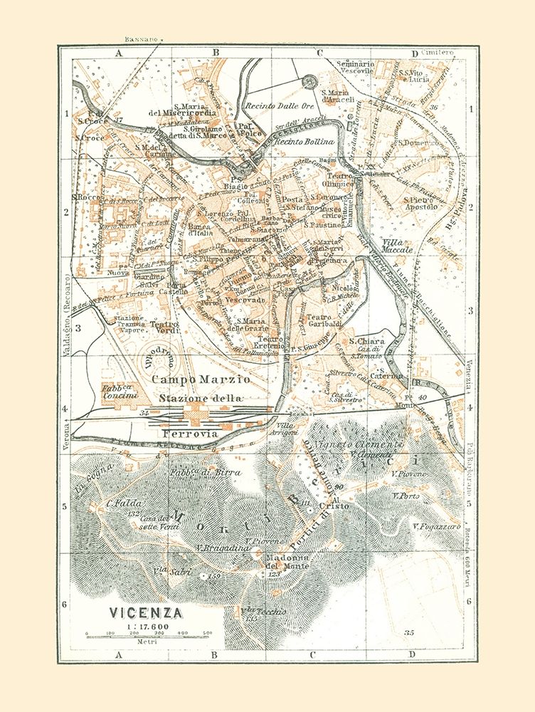 Vicenza Italy - Bertarelli 1914