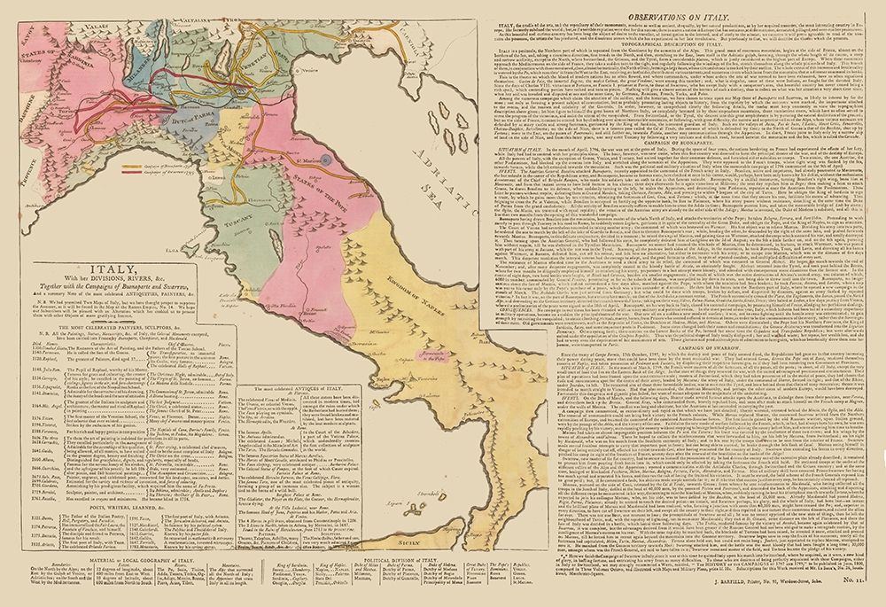 Italy - Le Sage 1801