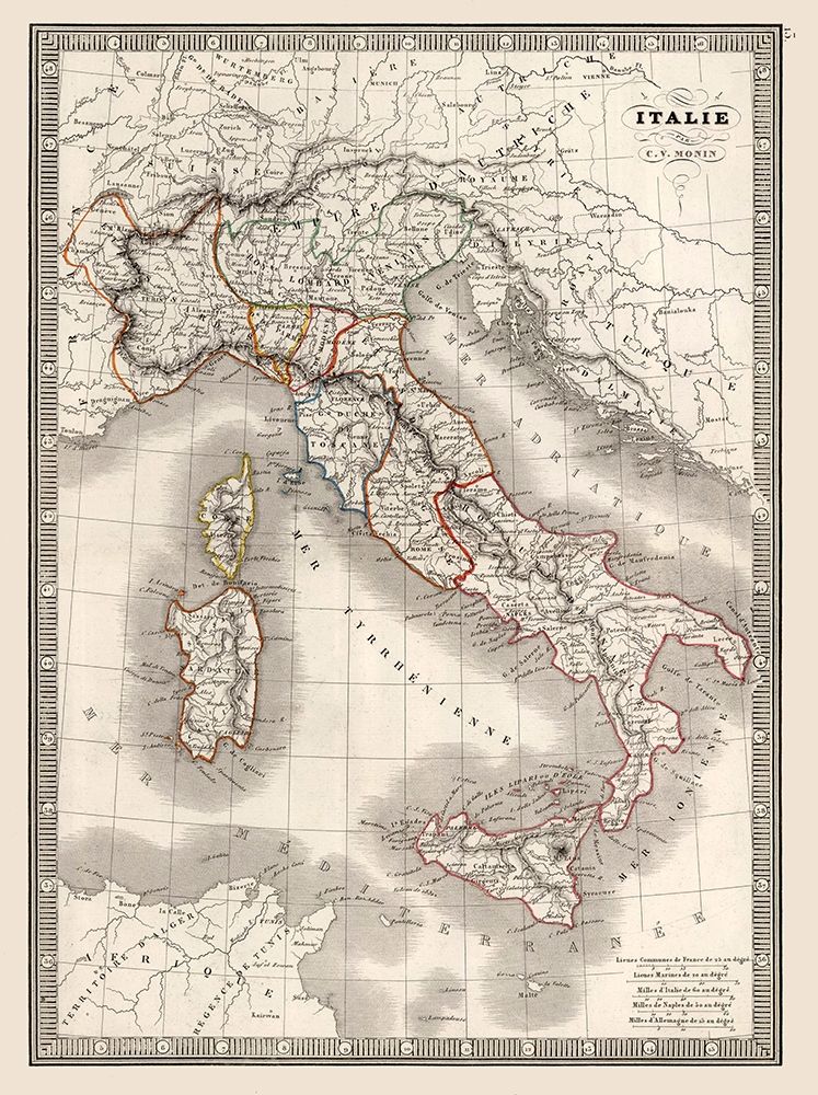 Italy - Monin 1839