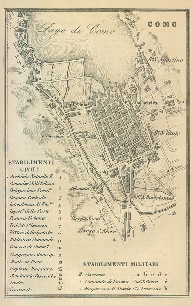 Como Italy - Castro 1870
