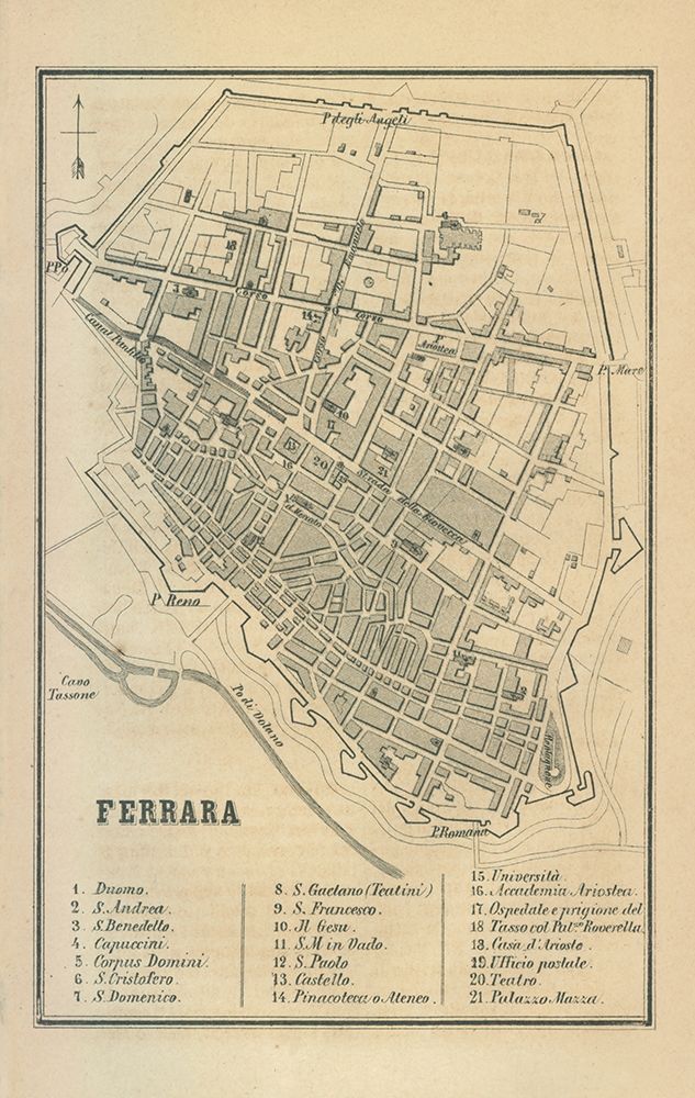 Ferrara Italy - Castro 1870