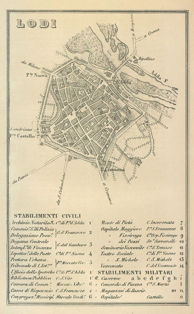 Lodi Italy - Castro 1870