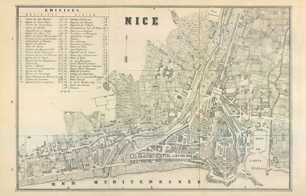Nice Italy - Castro 1870