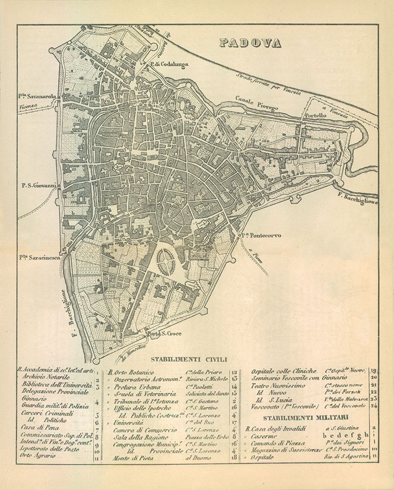 Padova Italy - Castro 1870