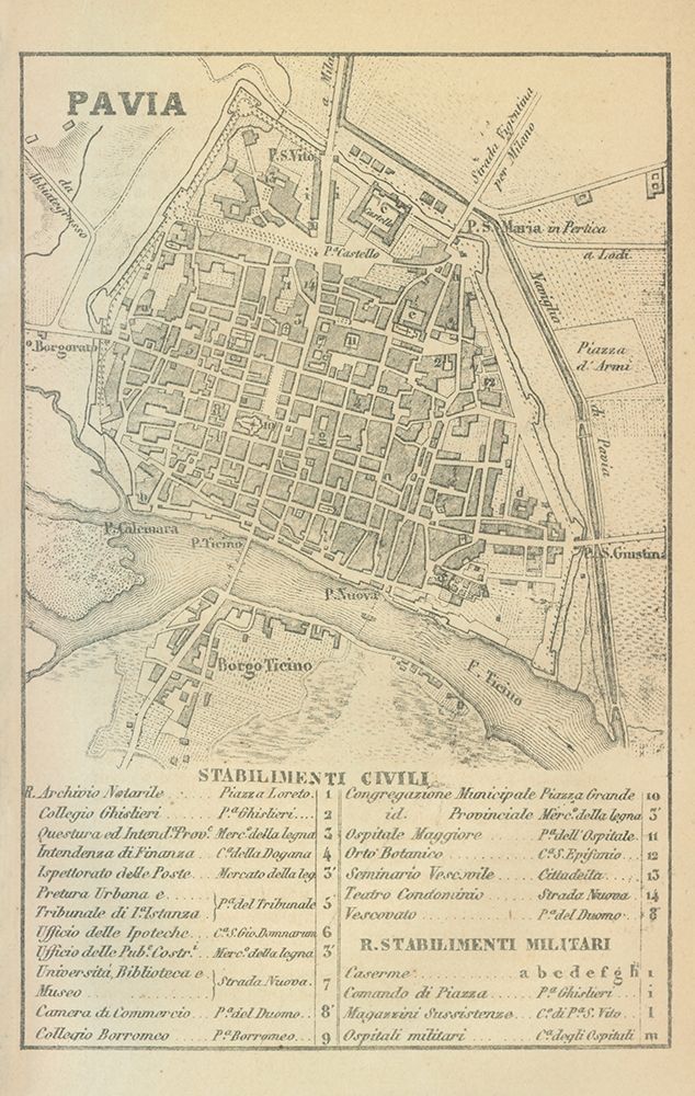Pavia Italy - Castro 1870