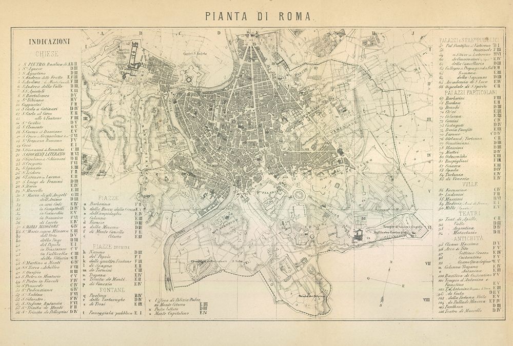 Roma Italy - Castro 1870