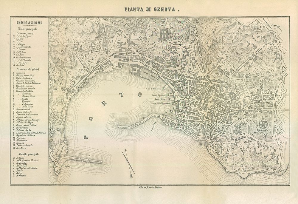 Genova Italy - Castro 1870
