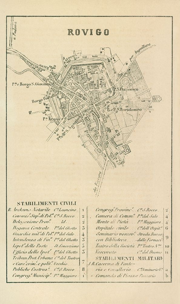 Rovigo Italy - Castro 1870