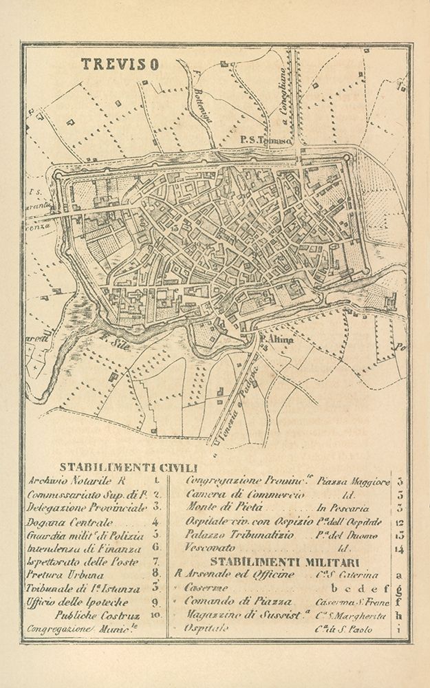 Treviso Italy - Castro 1870