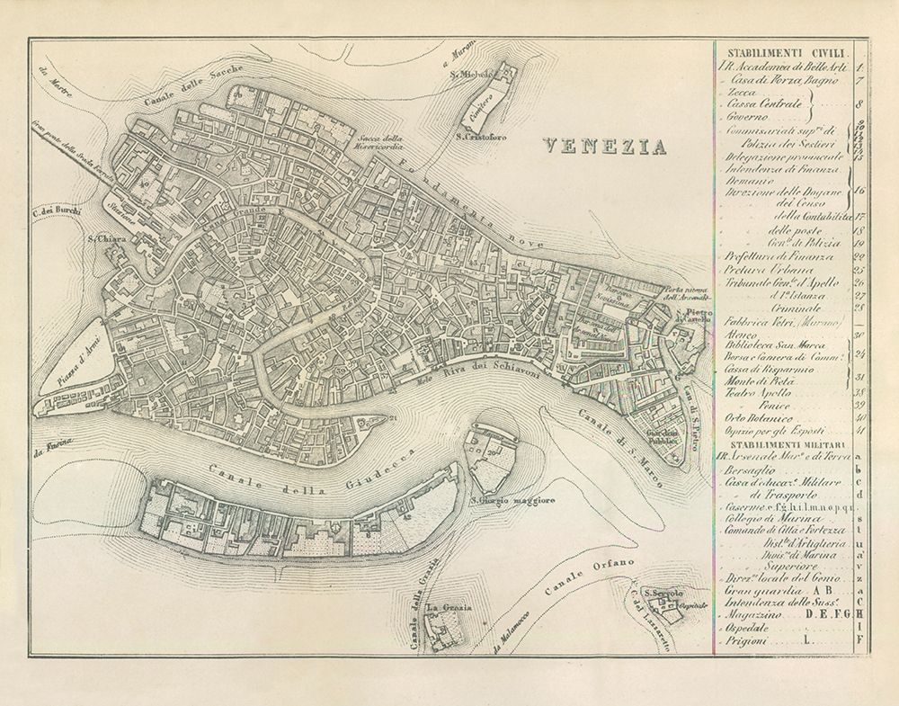 Venezia Italy - Castro 1870
