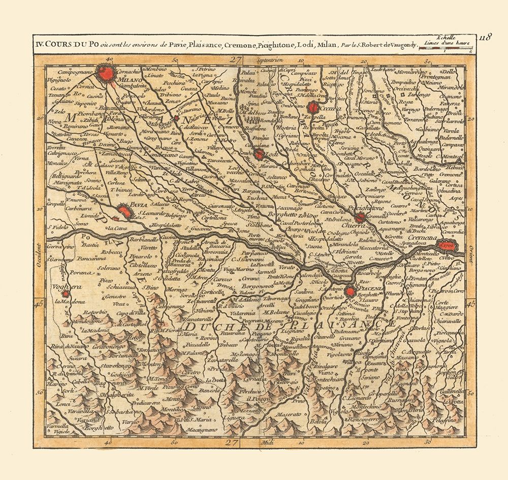 Po River Pavia Plaisance Lodi Milan Italy - Robert 1748
