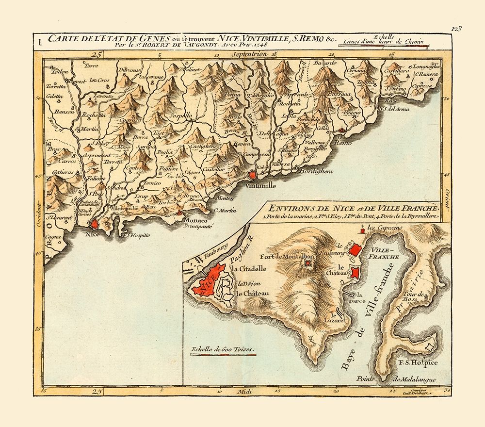 Imperia Genoa Province France - Robert 1748