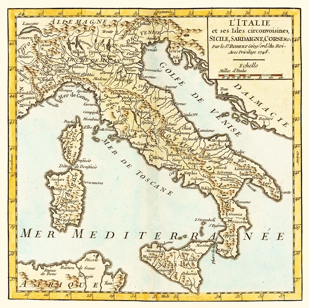 Italy - Robert 1748