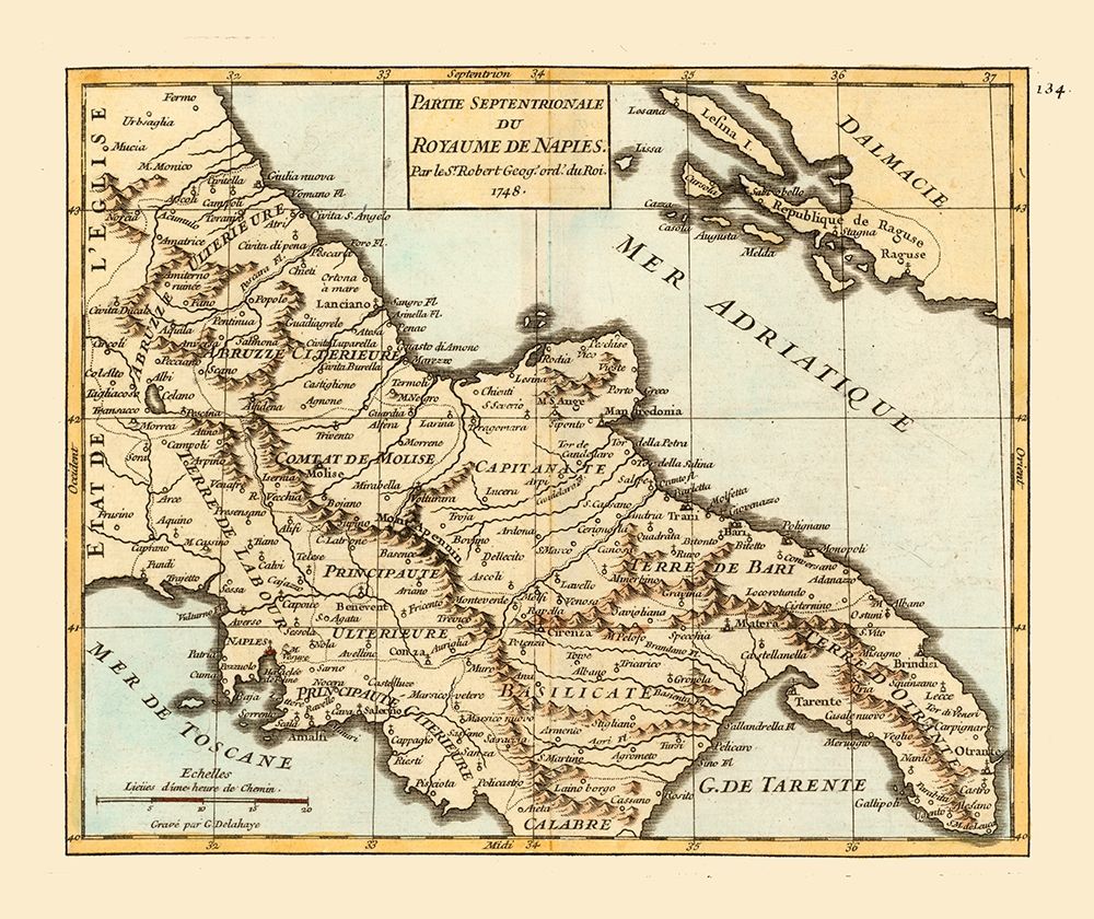 Naples Region Italy - Robert 1748