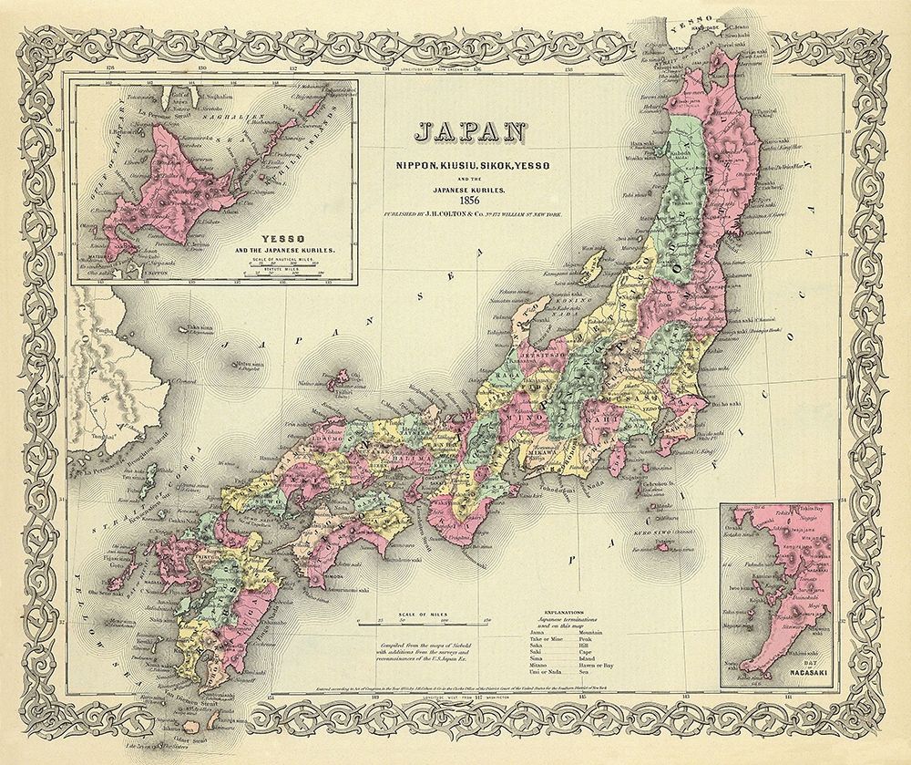 Yesso Kuriles Japan - Colton 1856