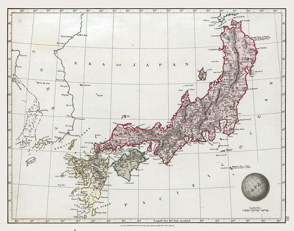Japan - Arrowsmith 1825