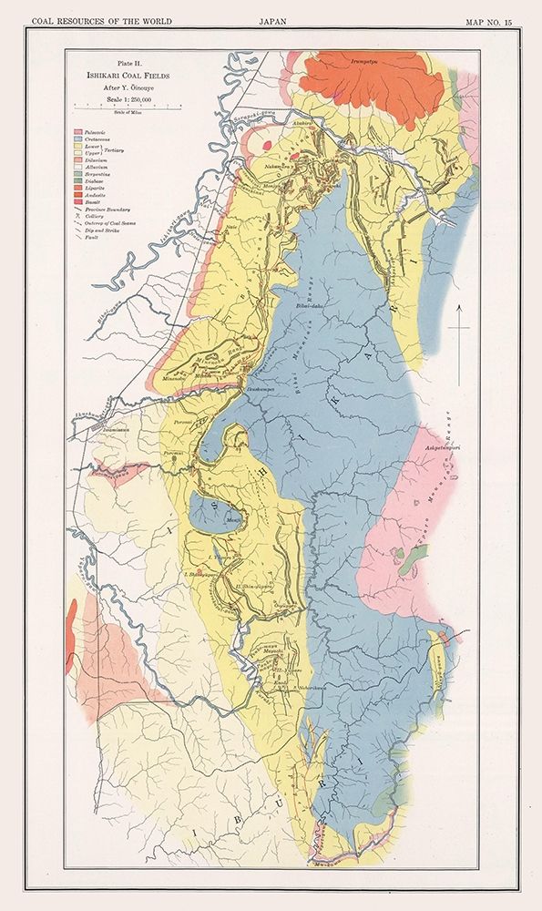 Ishikari Coal Fields Japan - Oinouye 1913