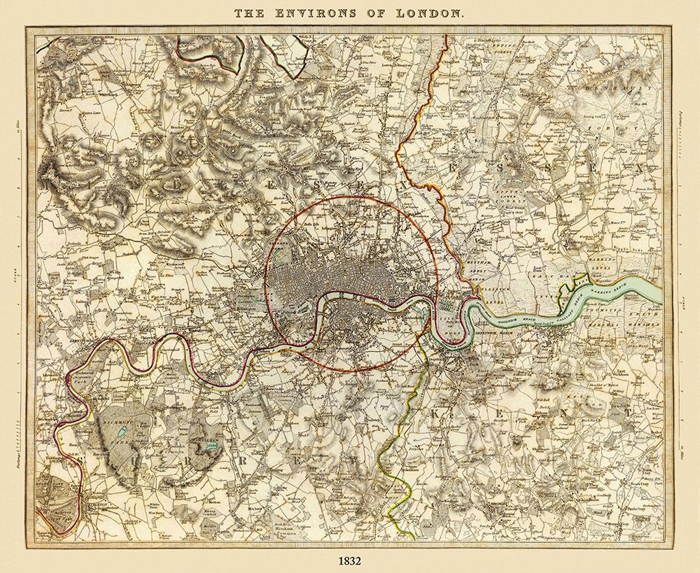 London England - Chapman 1832