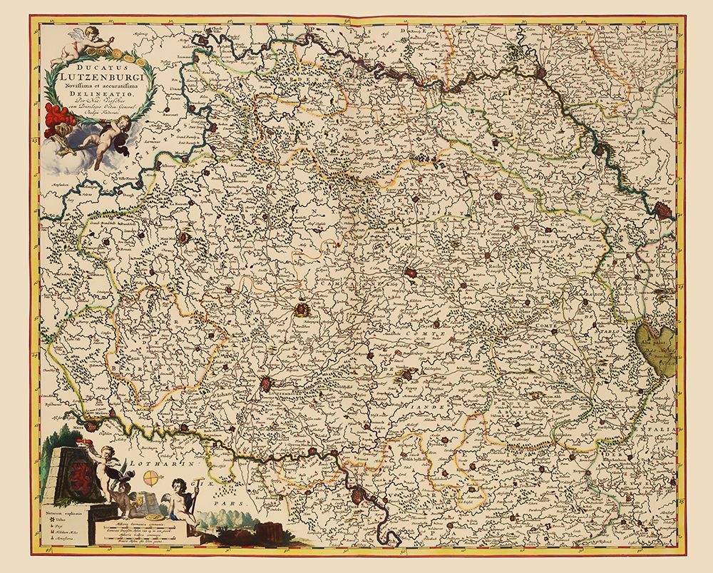 Benelux Luxembourg - Visscher 1680