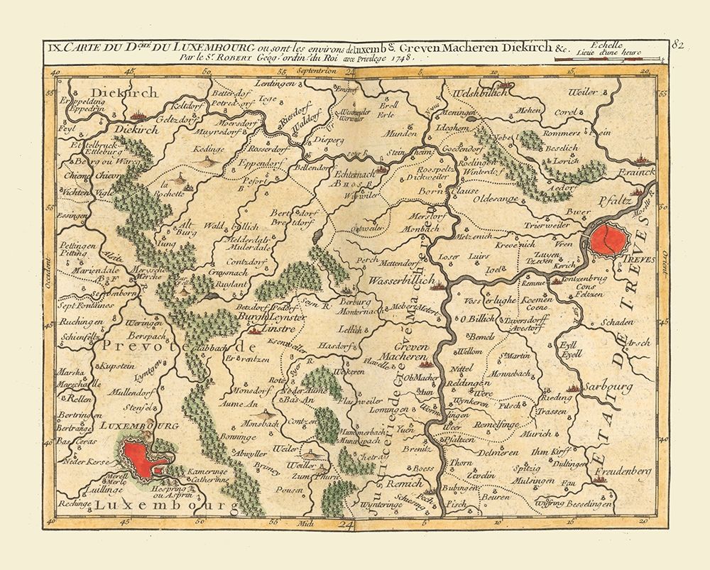 Luxembourg Central - Robert 1748