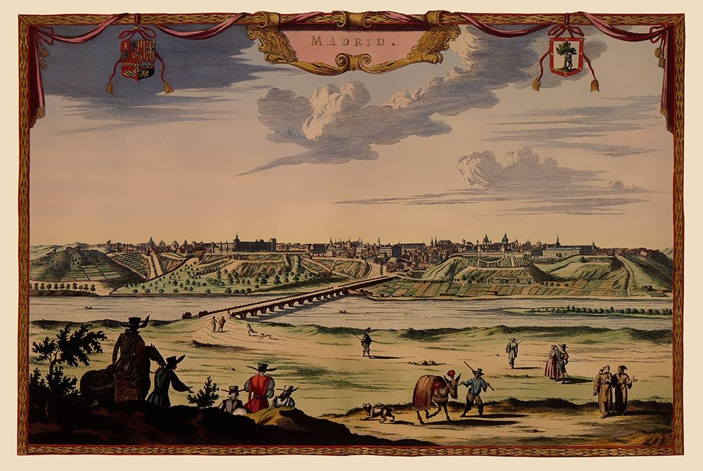 Iberian Peninsula Madrid Spain Panoramic - 1600