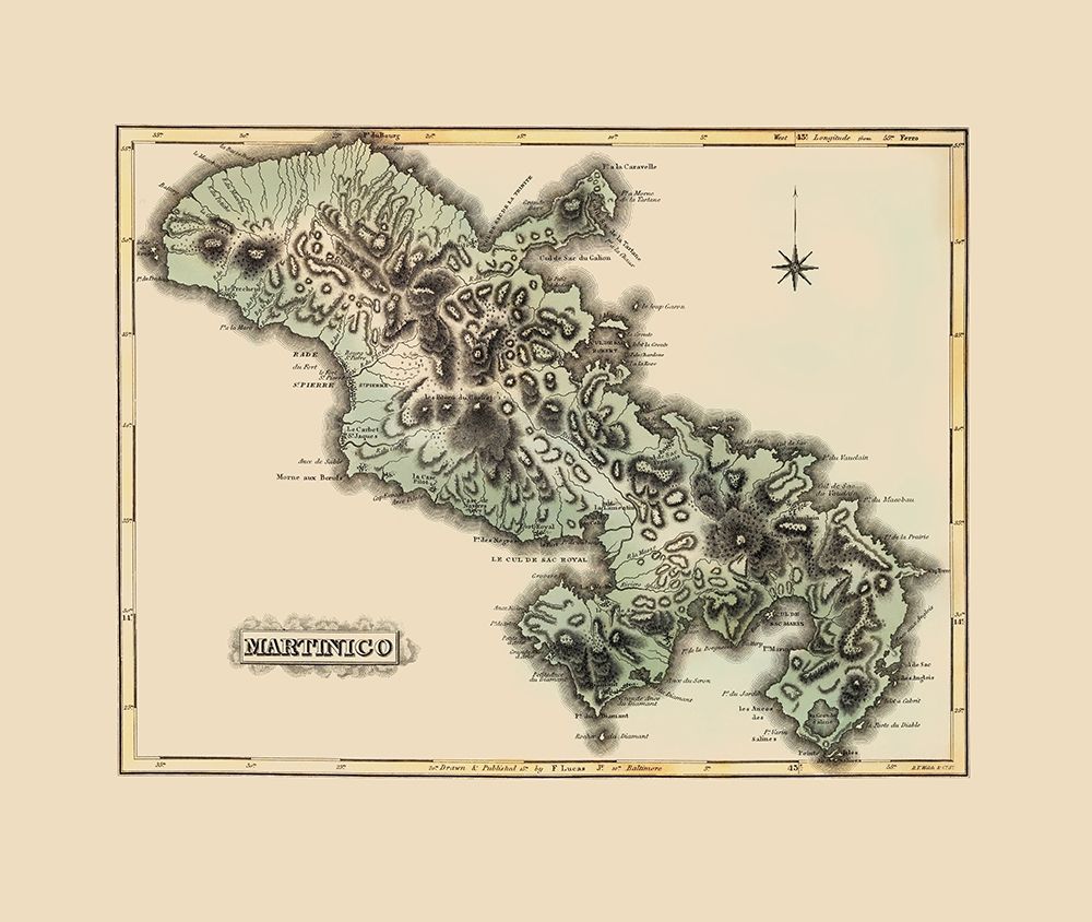 Caribbean Martinique - Lucas 1823