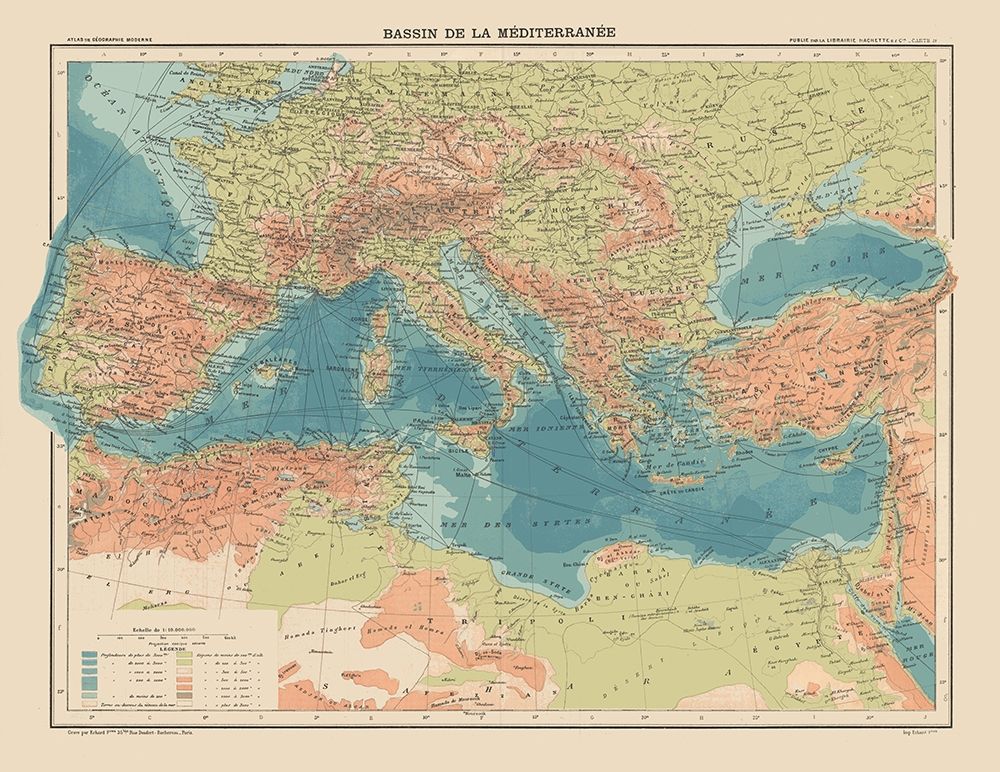 Mediterranean Basin Europe - Schrader 1908