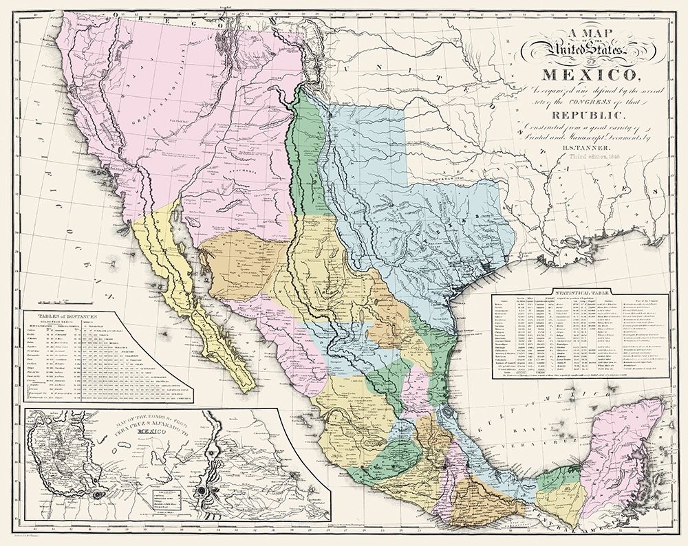 Mexican States Mexico - Tanner 1846