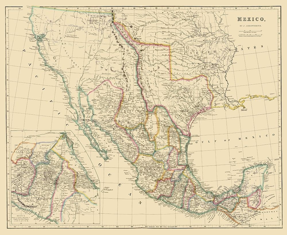 Mexico - Arrowsmith 1844