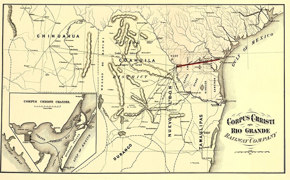 Corpus Christi Rio Grande Railway Mexico US