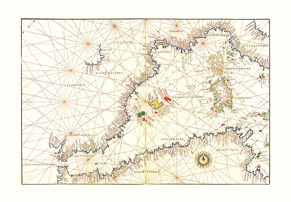 Mediterranean Sea Coast - Agnese 1544