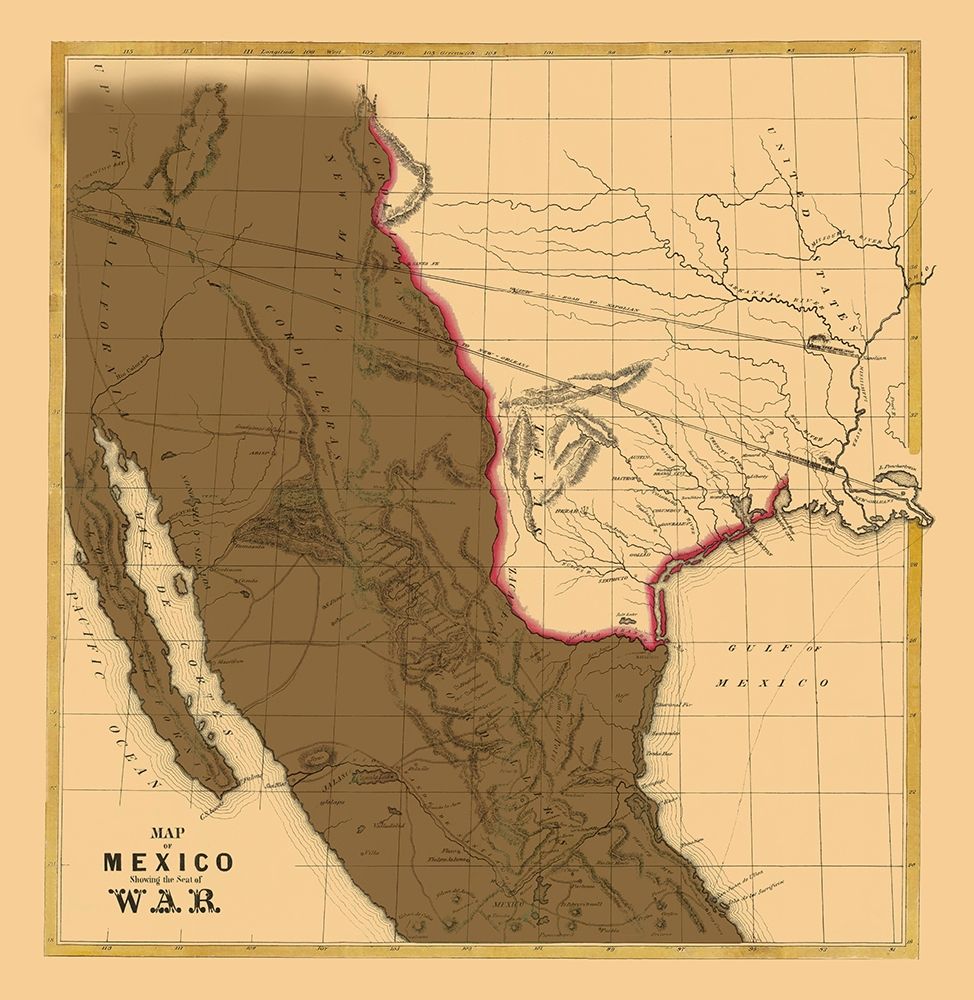 Mexican American War - Sinclair 1846