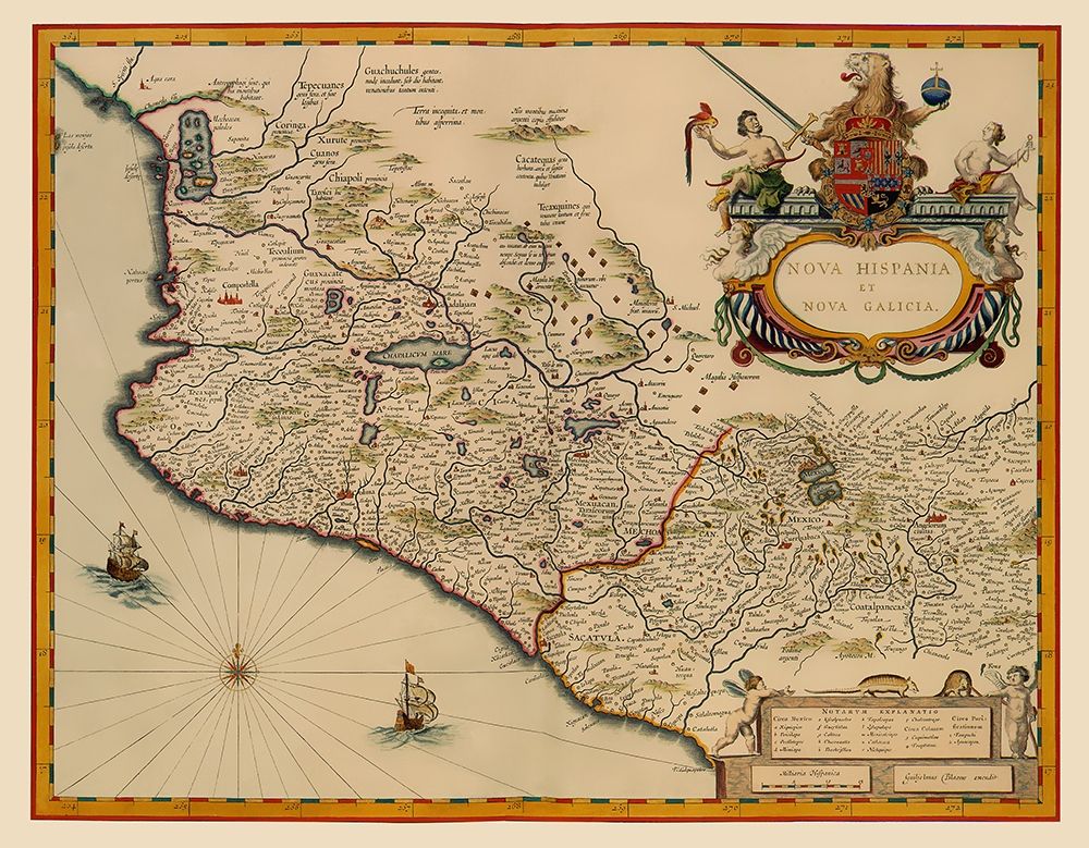 Mexico - Blaeu 1635