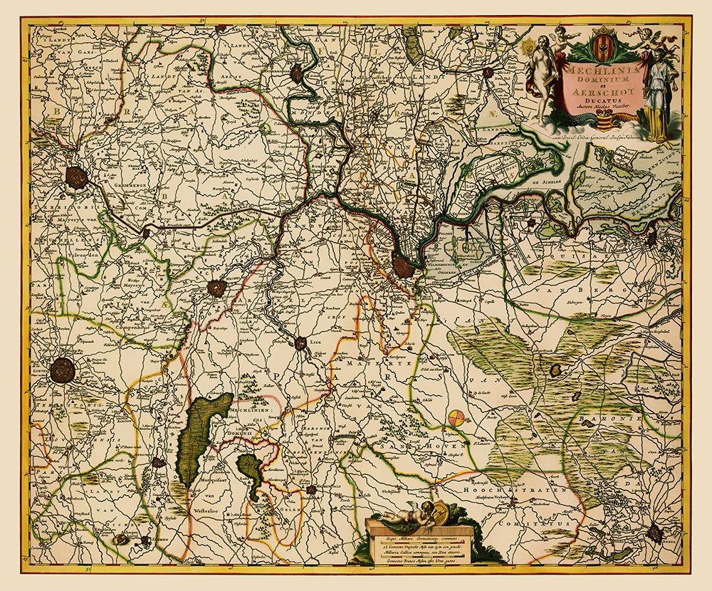 Benelux Mechelen Duchy Aarschot Belgium Netherland