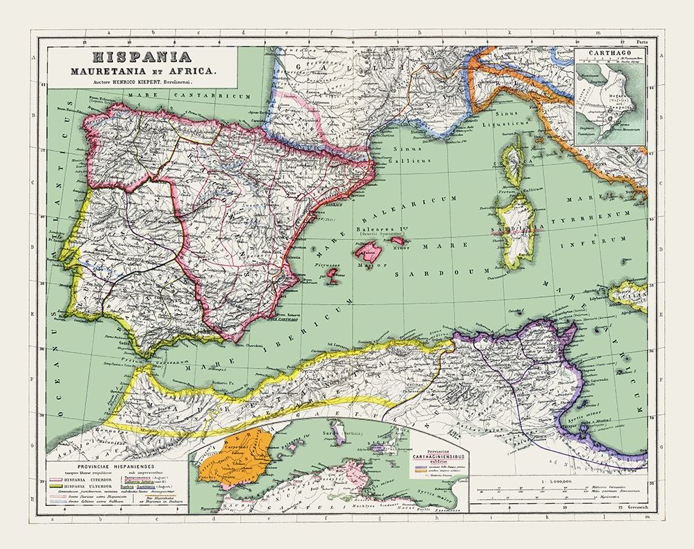 Western Mediterranean Region - Reimer 1903