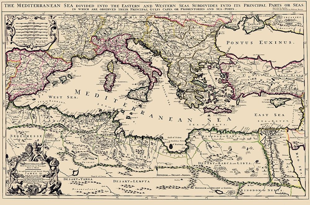 Mediterranean Sea Region - Berry 1685