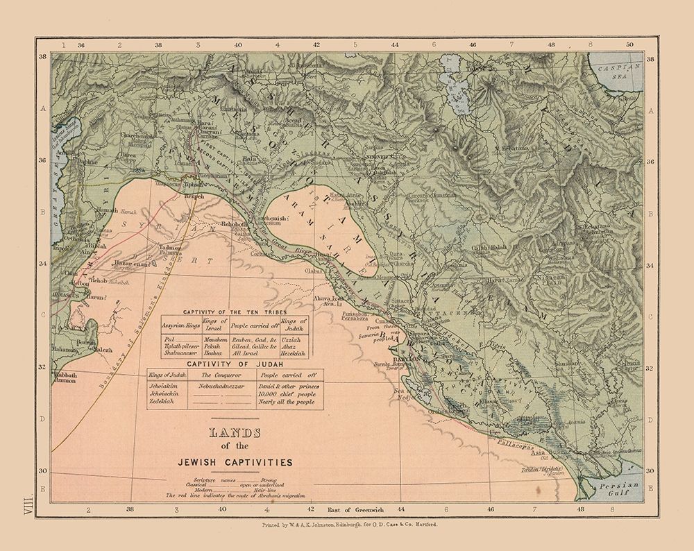 Lands of Jewish Captivities Middle East - Case