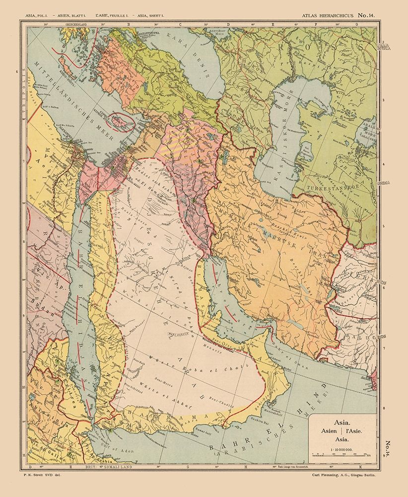 Middle East - Streit 1913