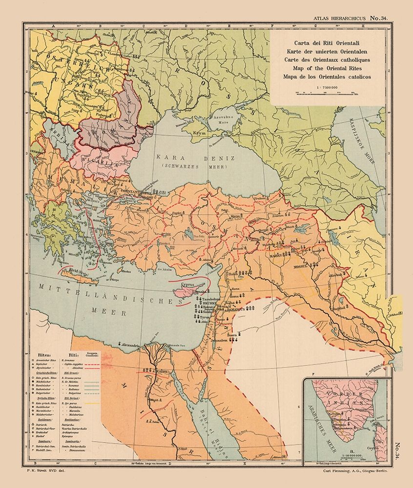 Oriental Rites Middle East - Streit 1913