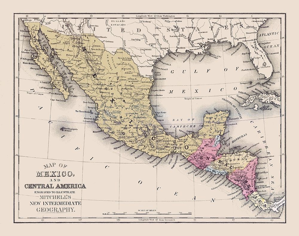 Central America Mexico United States
