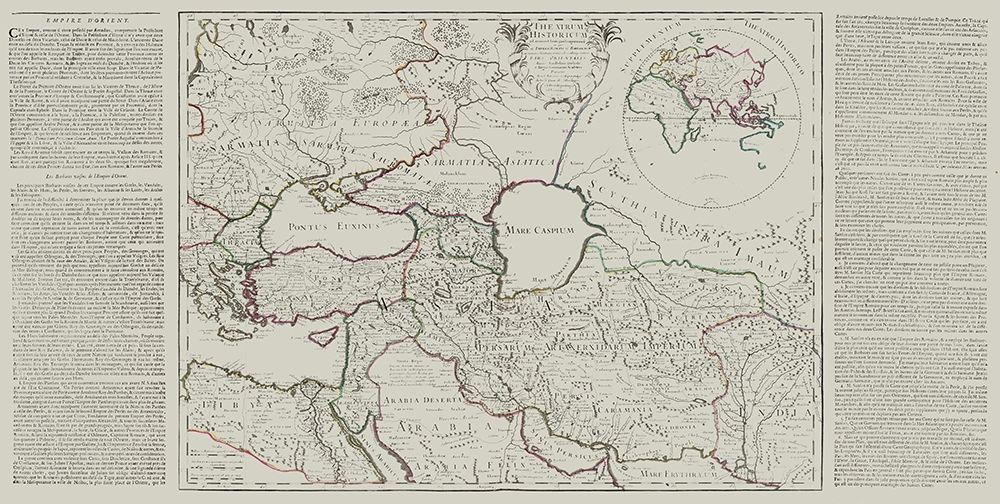 Eastern Europe Middle East - De Lisle 1731