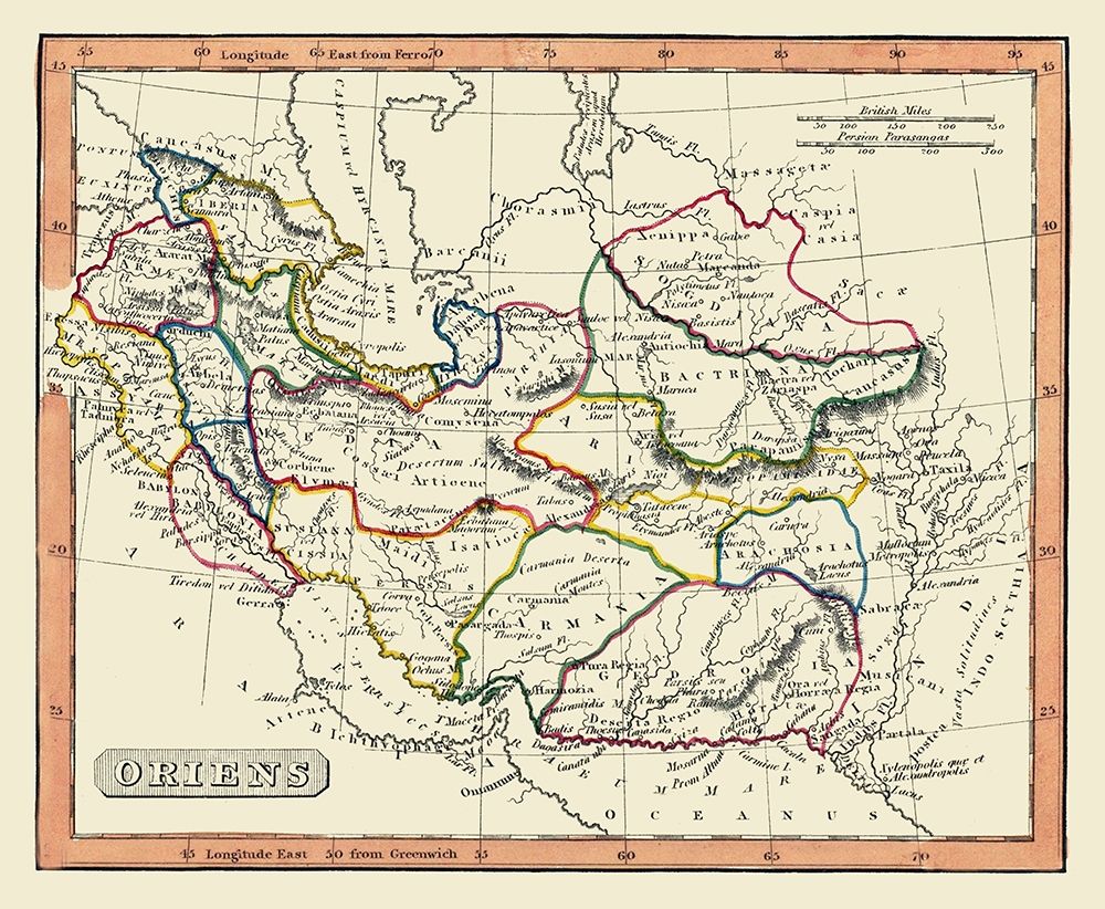 Middle East - Fenner 1830