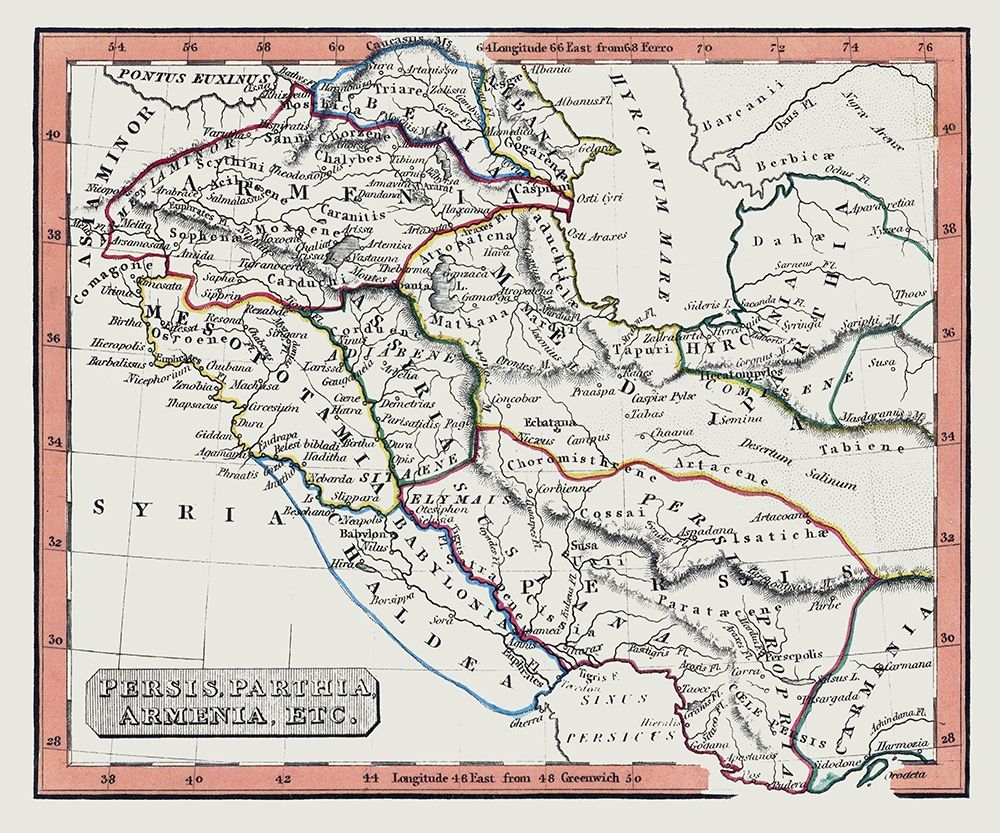 Middle East Parthian Empire Persia Armenia
