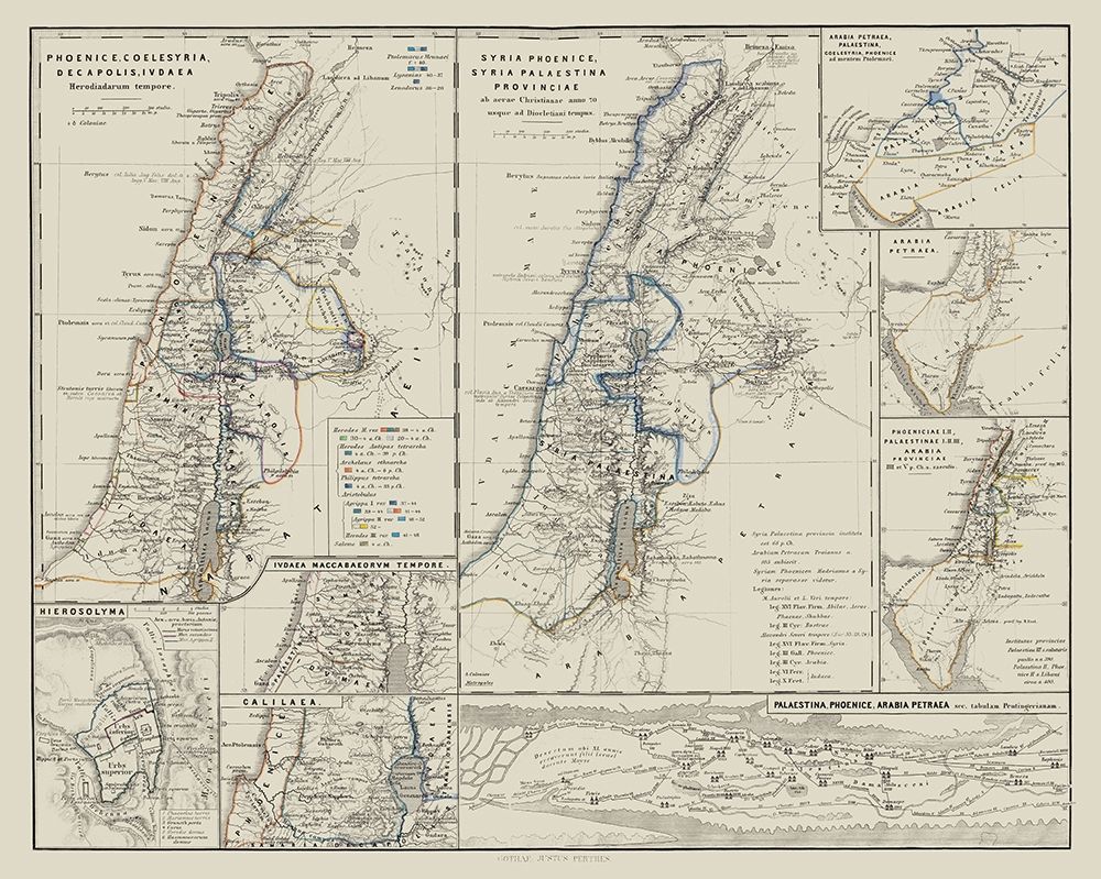 Middle East - Spruner 1865