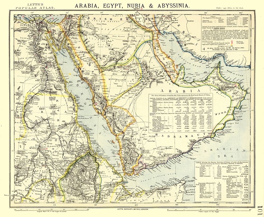 Middle East Egypt Arabia Nubia Abyssinia