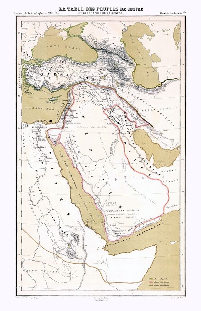 Middle East People of Moses Genesis