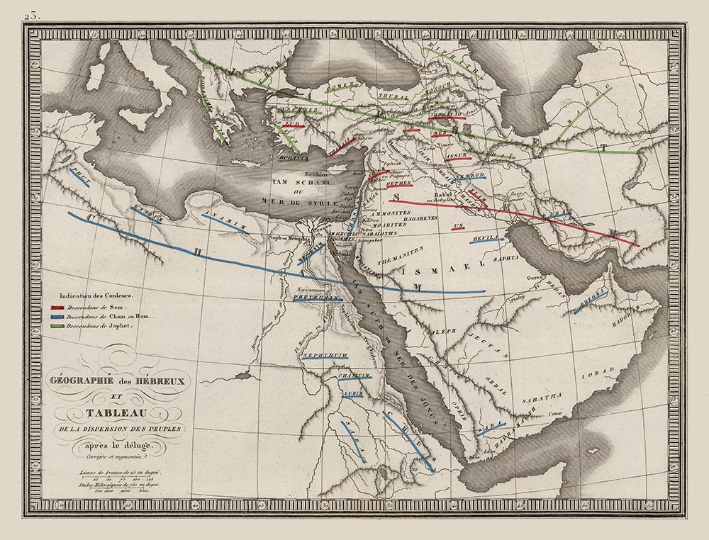 Dispersion of People Middle East - Monin 1839