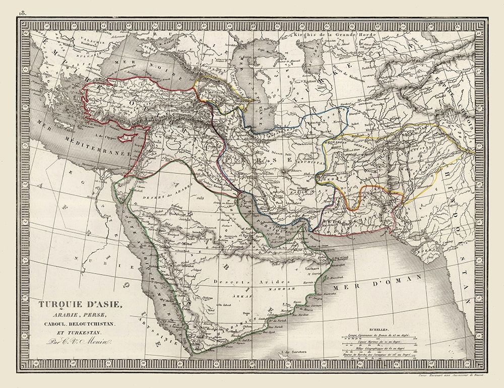 Middle East - Monin 1839