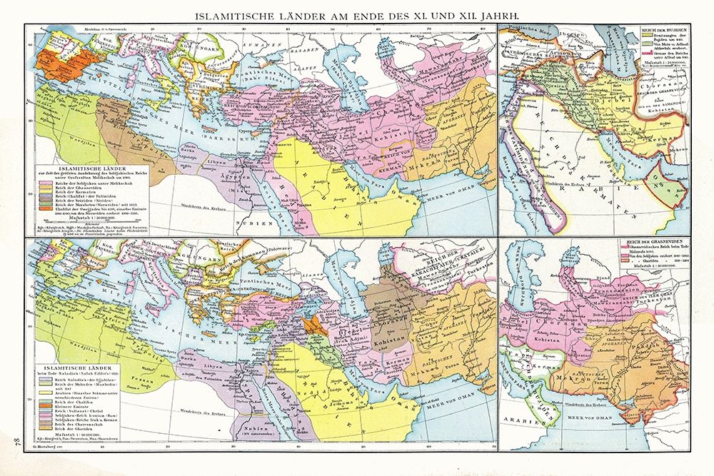 Middle East Muslim Lands 11 to 12 Century